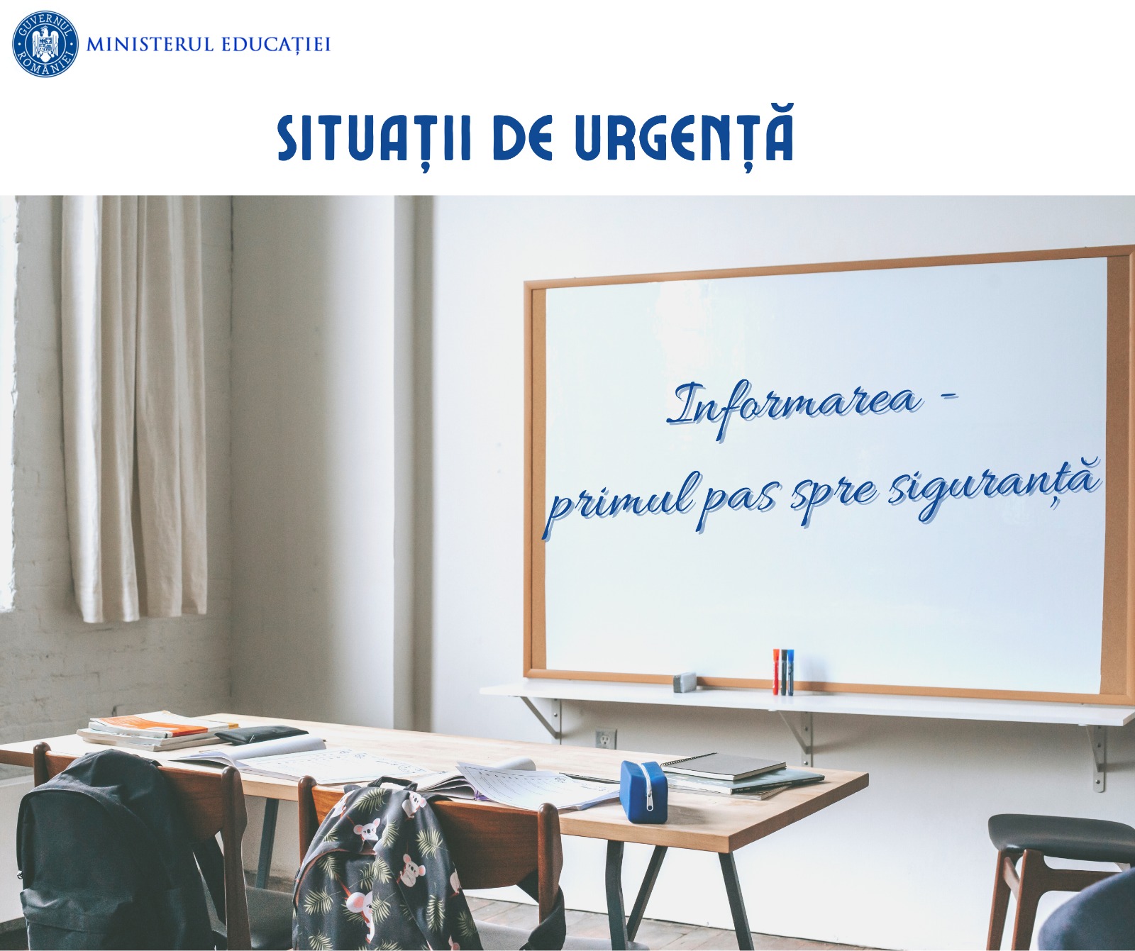 Situații de urgență - Informarea, primul pas spre siguranță!