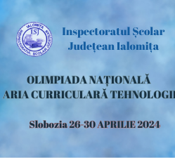 Olimpiada Nationala Aria Curriculara Tehnologii